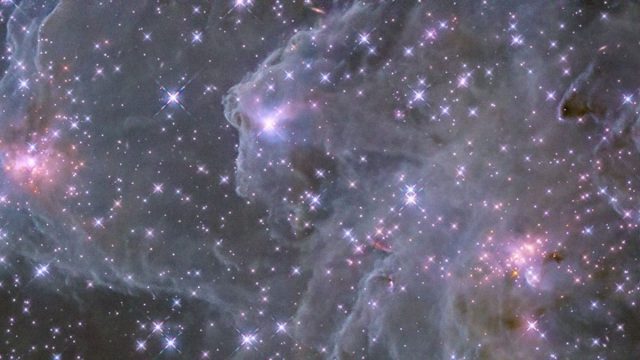 Hubble Captures Stunning Infrared Image of Sh2-284, a Massive Stellar Nursery