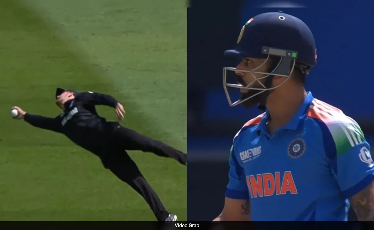 Virat Kohli’s Stunned Reaction As Glenn Phillips Takes Absolute Screamer. Watch