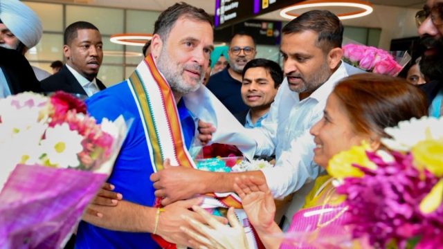 Rahul Gandhi Arrives In US, To Deliver Lecture At Brown University