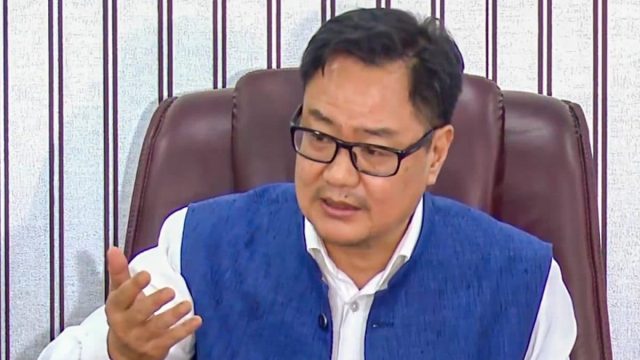 Kiren Rijiju Attacks Mamata Banerjee Over Waqf Protests In Bengal, Accuses Her Of ‘Fuelling Violence’