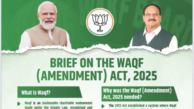 Workshops, Detailed Pamphlet, Multi-Language Booklet: Here’s How BJP Plans To Promote Amended Waqf Act