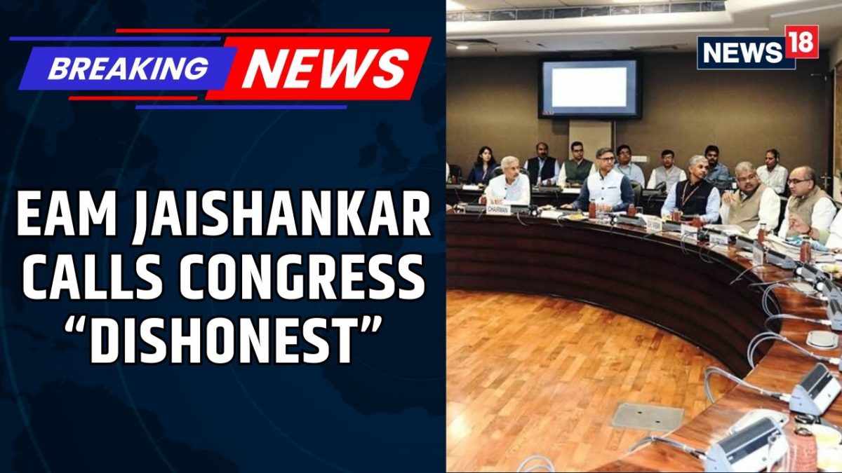 Heated Clash in MEA Panel Meet: EAM Jaishankar Labels Congress ‘Dishonest’ Amid Opposition-NDA Row