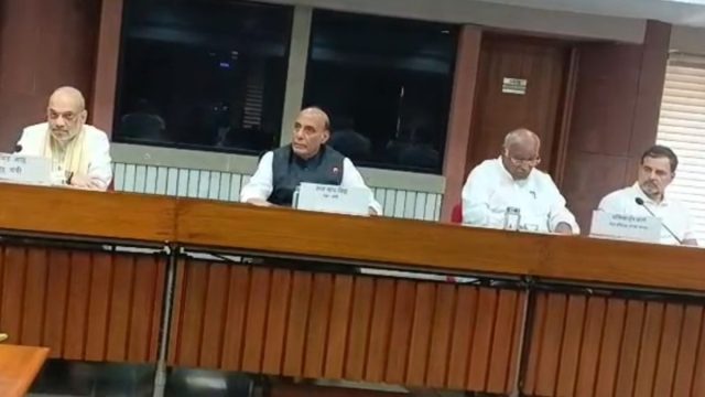 Kharge Raises PM Modi’s Absence As Rajnath Chairs All-Party Meeting On Op Sindoor