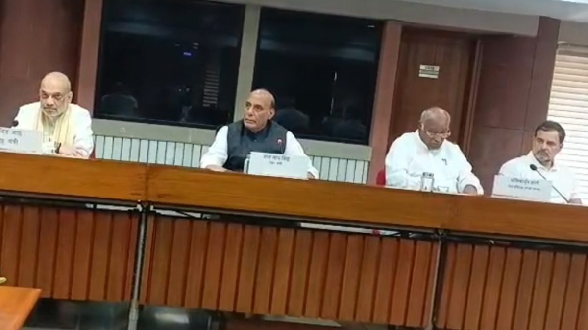 Kharge Raises PM Modi’s Absence As Rajnath Chairs All-Party Meeting On Op Sindoor