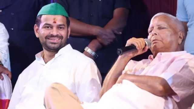 RJD Chief Lalu Yadav Expels Son Tej Pratap From Party For 6 Years
