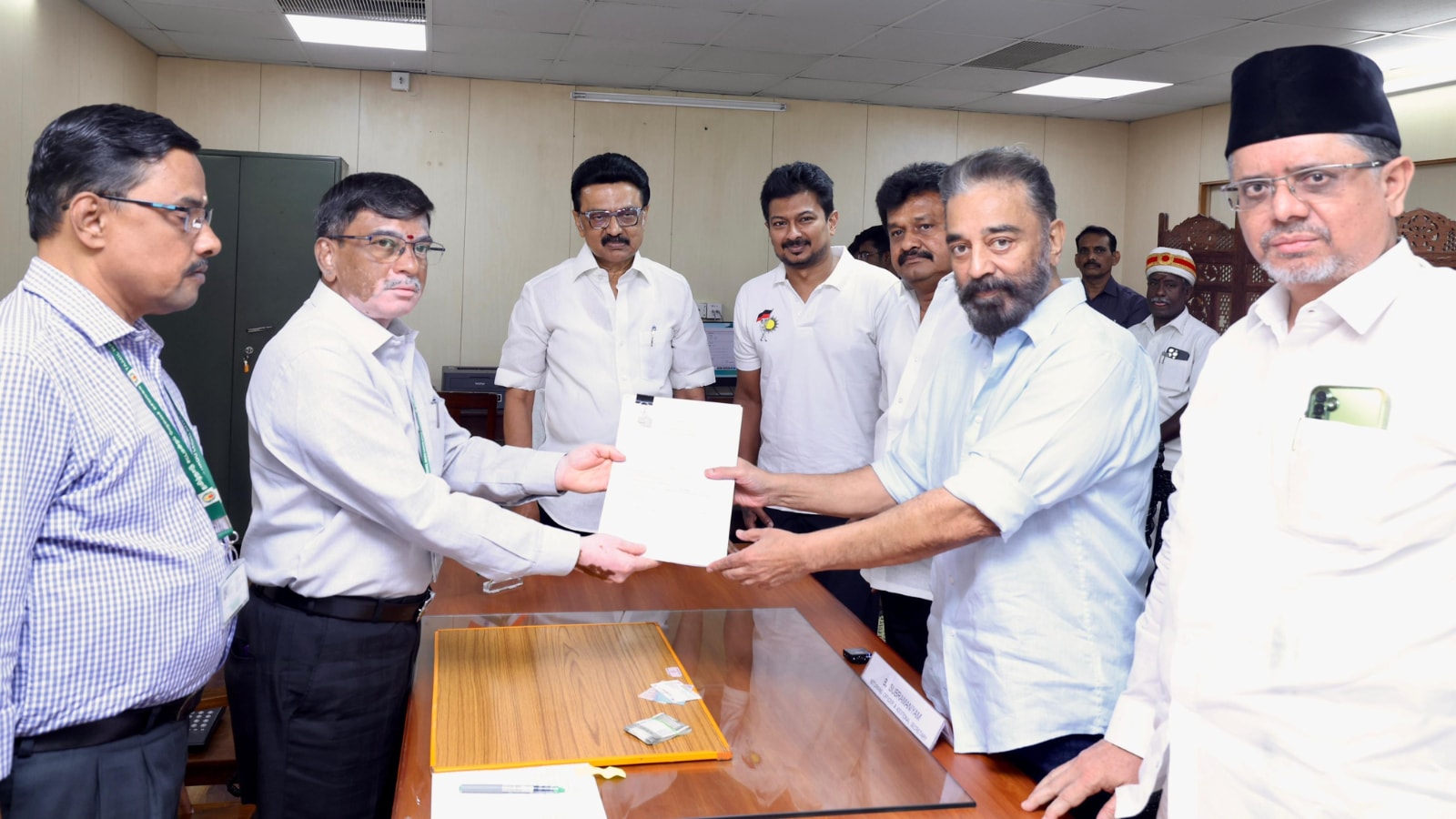 Kamal Haasan Files Nomination For Rajya Sabha Seat From Tamil Nadu