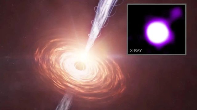 NASA Chandra Spots Distant X-Ray Jet; Telescope Faces Major Budget Cuts