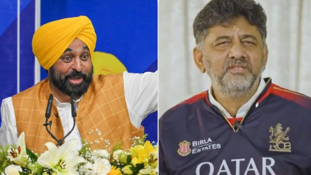 Punjab’s Bhagwant Mann, Karnataka’s DK Shivakumar Go Full Fanboy Before IPL Final