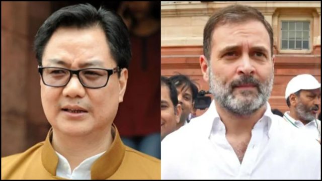‘There’s A Limit…’: Rijiju Slams Rahul Gandhi After His ‘Surrender’ Jibe Makes Headlines In Pakistan