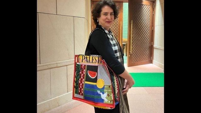 Priyanka’s Palestine Pivot: Tote, Keffiyeh & Defiance